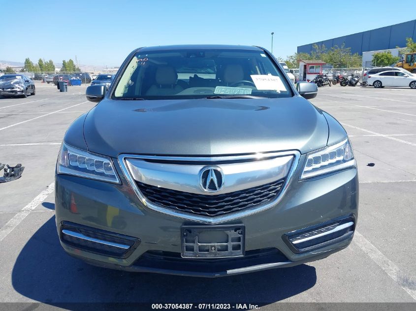 2014 ACURA MDX TECH PKG - 5FRYD3H42EB017275