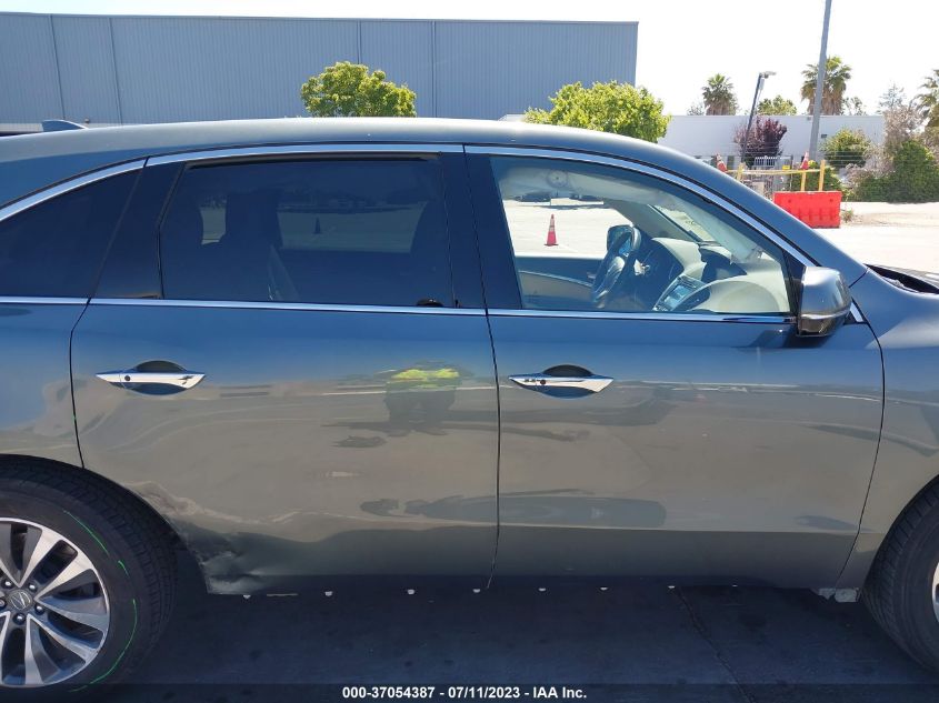 2014 ACURA MDX TECH PKG - 5FRYD3H42EB017275