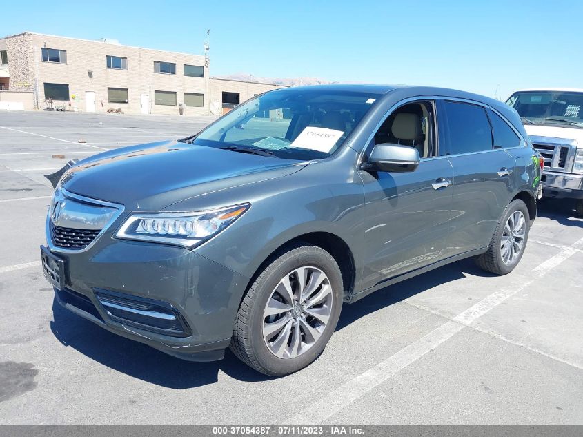 2014 ACURA MDX TECH PKG - 5FRYD3H42EB017275