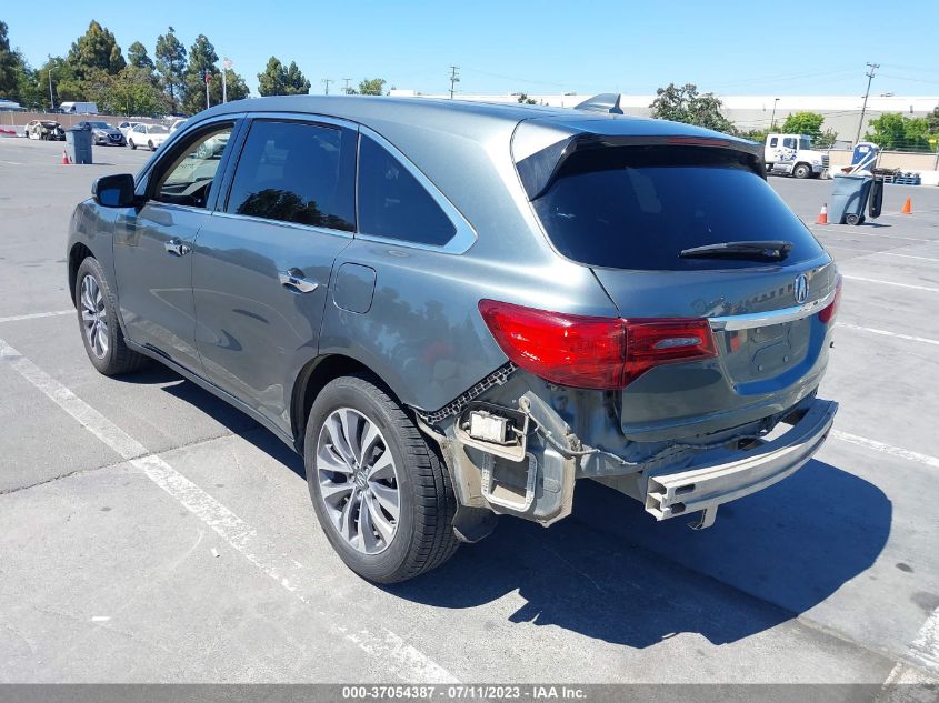 2014 ACURA MDX TECH PKG - 5FRYD3H42EB017275