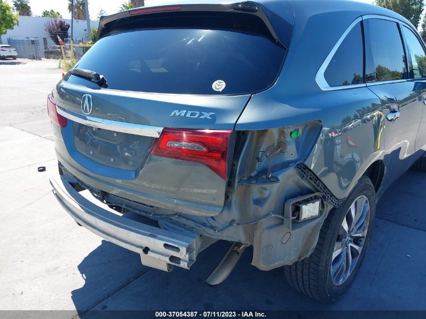 2014 ACURA MDX TECH PKG - 5FRYD3H42EB017275