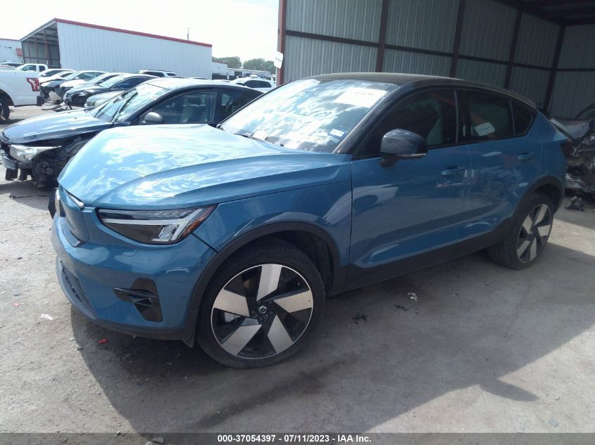 2022 VOLVO C40 RECHARGE PURE ULTIMATE YV4ED3GB6N2009135