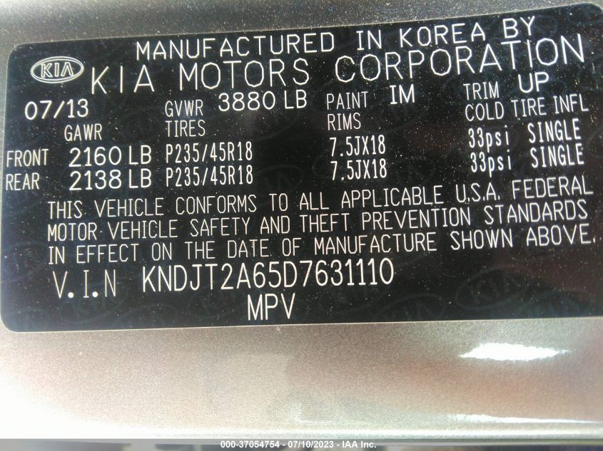 2013 KIA SOUL ! - KNDJT2A65D7631110