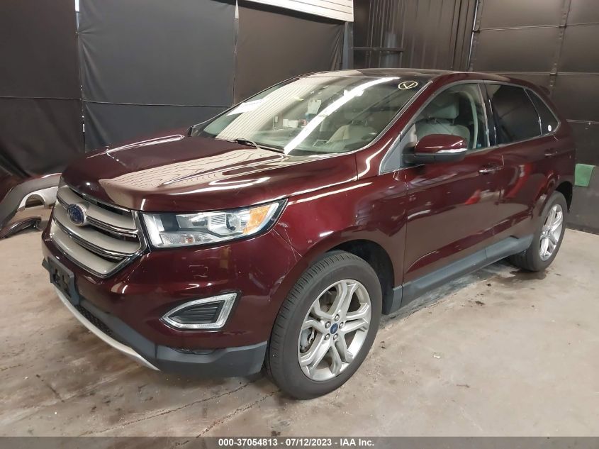 2FMPK4K88HBB14143 2017 FORD EDGE, photo no. 2