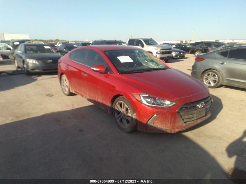 2017 HYUNDAI ELANTRA LIMITED - 5NPD84LF5HH084221