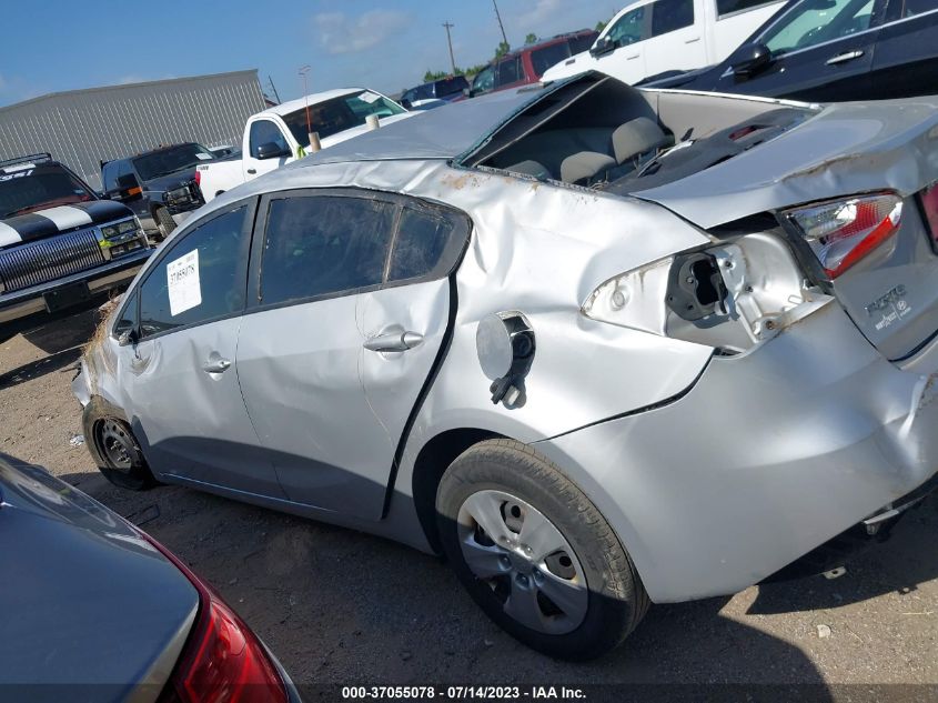 2015 KIA FORTE LX - KNAFK4A63F5410931