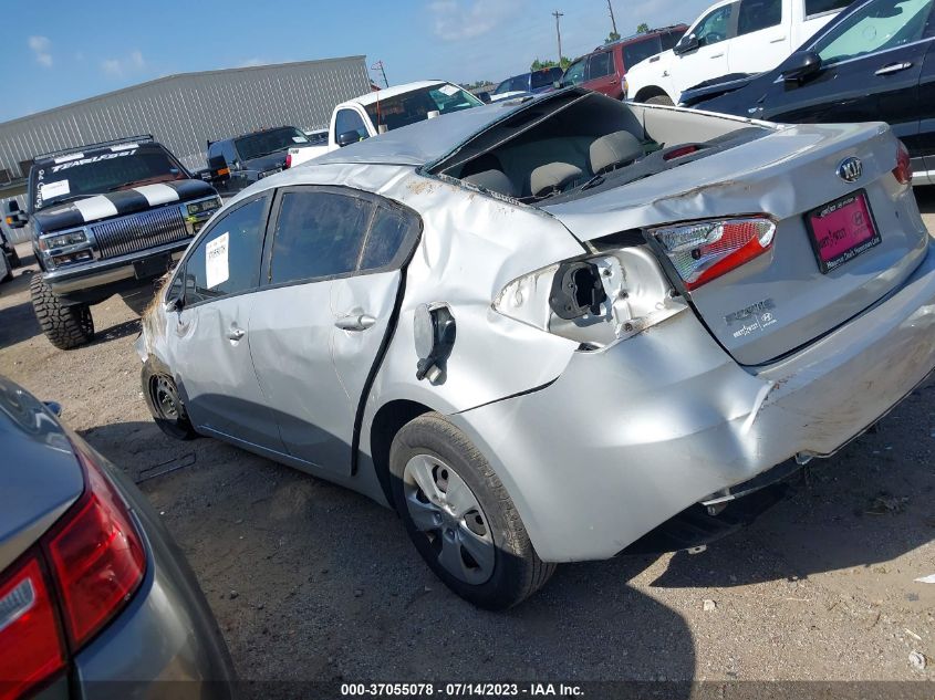 2015 KIA FORTE LX - KNAFK4A63F5410931