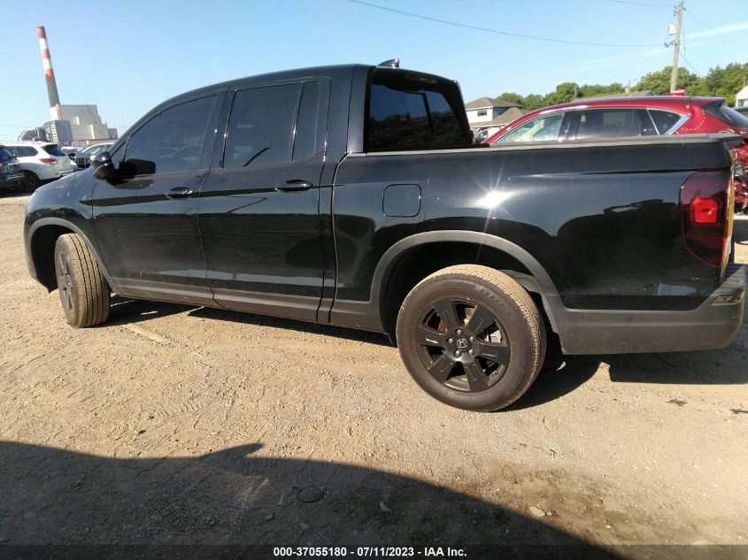 2019 HONDA RIDGELINE BLACK EDITION - 5FPYK3F80KB034401