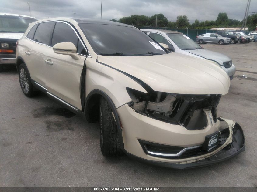 2016 LINCOLN MKX RESERVE - 2LMTJ8LR4GBL51098
