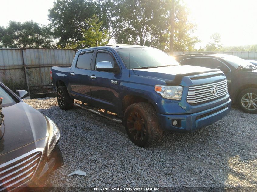 2016 TOYOTA TUNDRA 4WD TRUCK PLATINUM/1794 - 5TFAW5F10GX538473
