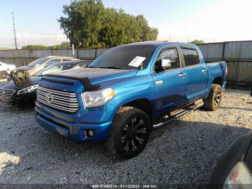 2016 TOYOTA TUNDRA 4WD TRUCK PLATINUM/1794 - 5TFAW5F10GX538473