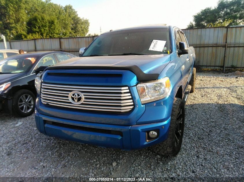 2016 TOYOTA TUNDRA 4WD TRUCK PLATINUM/1794 - 5TFAW5F10GX538473