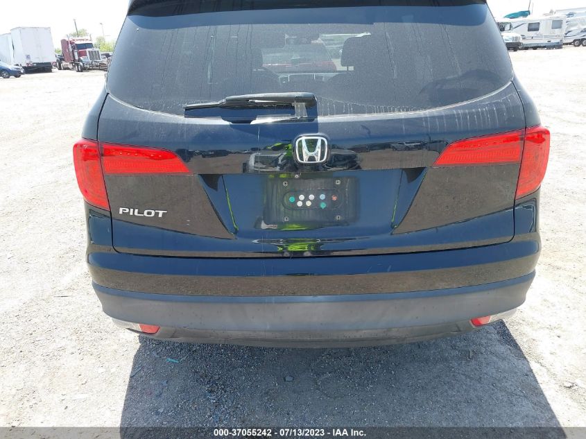 2016 HONDA PILOT EX-L - 5FNYF5H62GB010256