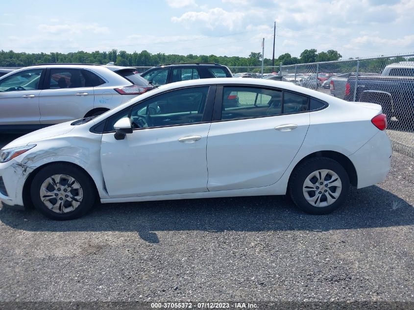 2019 CHEVROLET CRUZE LS - 1G1BC5SM9K7123182