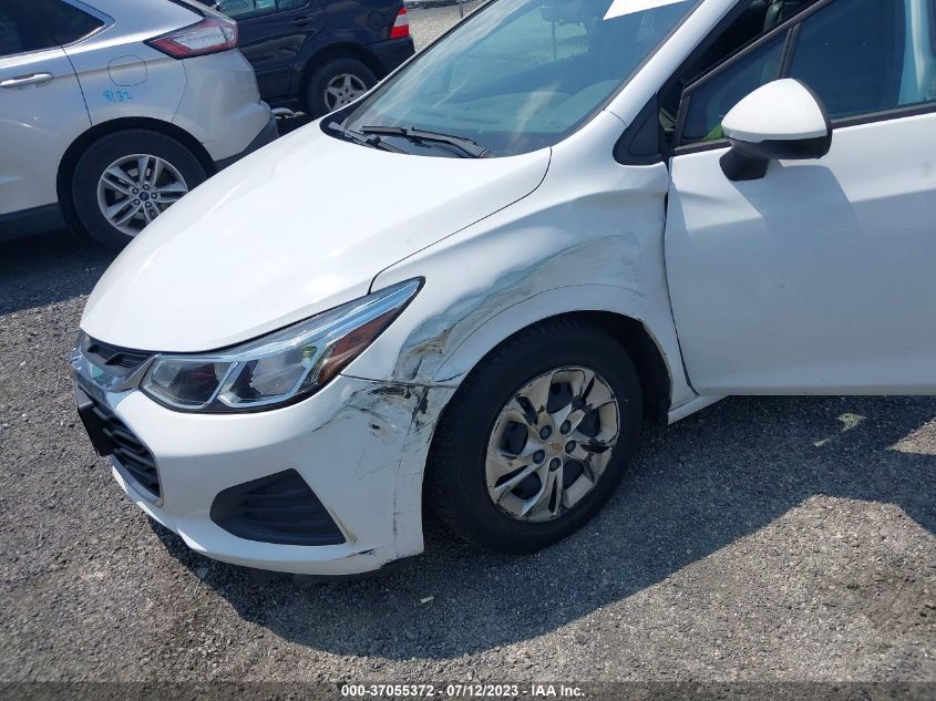 2019 CHEVROLET CRUZE LS - 1G1BC5SM9K7123182