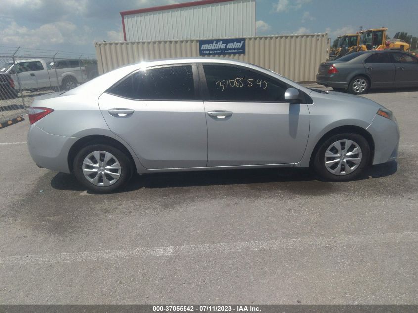 2014 TOYOTA COROLLA L/LE/S/S PLUS/LE PLUS - 2T1BURHE0EC185360