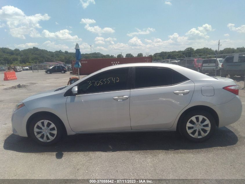 2014 TOYOTA COROLLA L/LE/S/S PLUS/LE PLUS - 2T1BURHE0EC185360