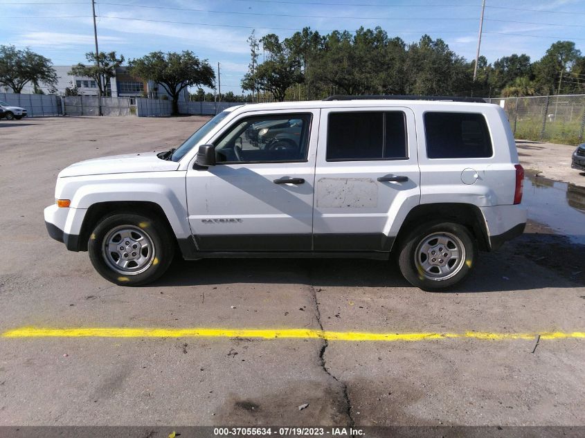 2014 JEEP PATRIOT SPORT - 1C4NJPBB0ED925257