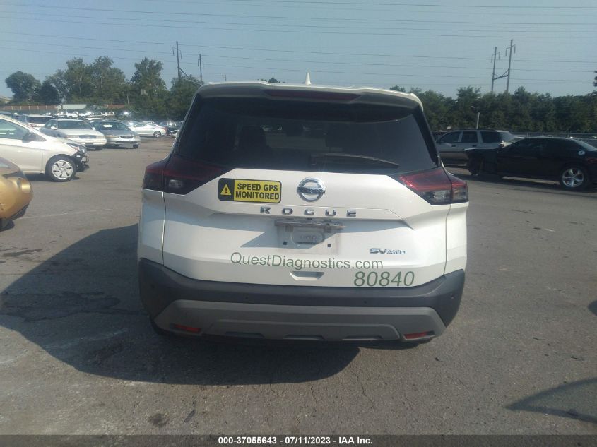2021 NISSAN ROGUE SV - 5N1AT3BB5MC763160