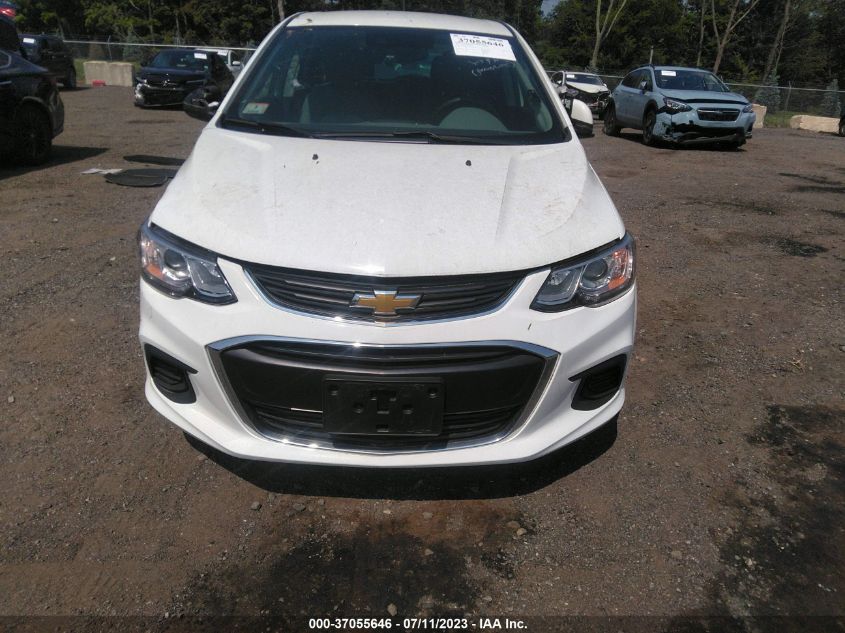 2020 CHEVROLET SONIC LT - 1G1JG6SB8L4115291
