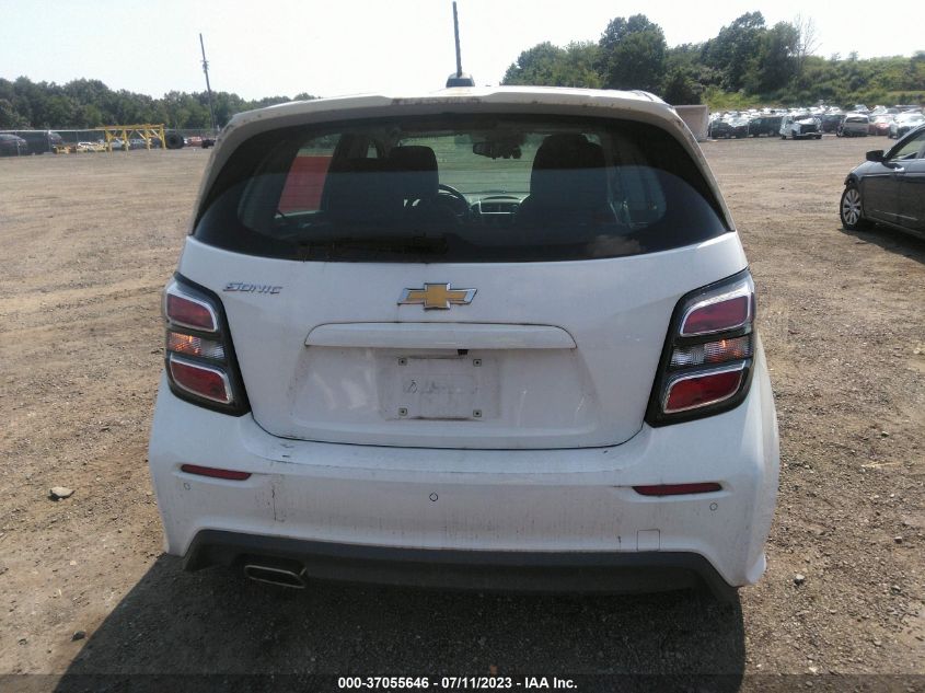 2020 CHEVROLET SONIC LT - 1G1JG6SB8L4115291