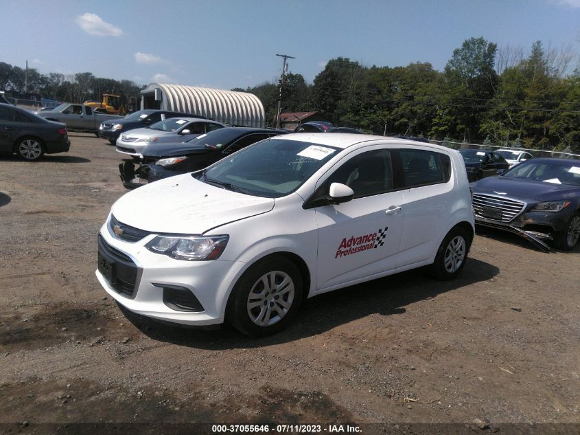 2020 CHEVROLET SONIC LT - 1G1JG6SB8L4115291