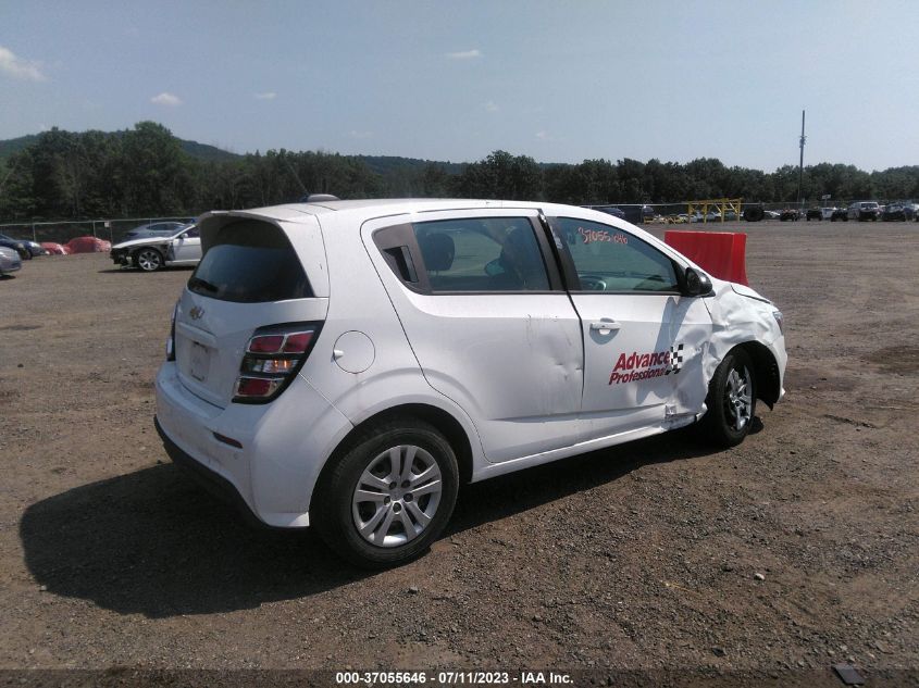 2020 CHEVROLET SONIC LT - 1G1JG6SB8L4115291