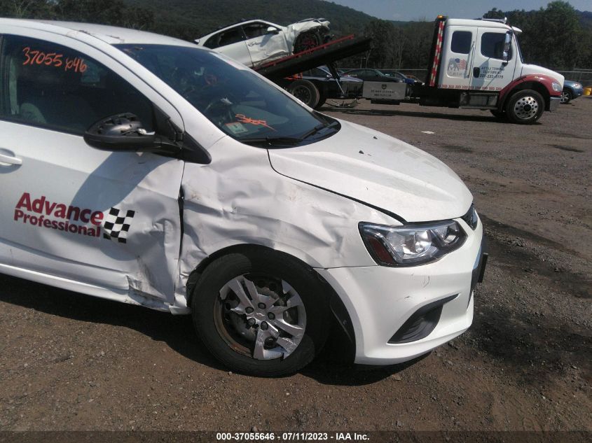 2020 CHEVROLET SONIC LT - 1G1JG6SB8L4115291