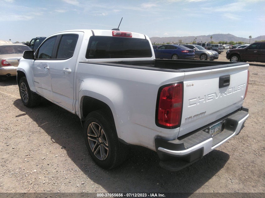 VIN 1GCGSBEN6M1173529 2021 CHEVROLET COLORADO 2WD WORK TRUCK