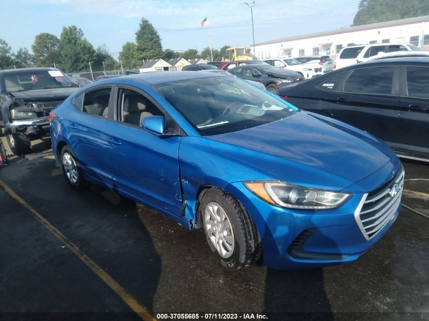 2017 HYUNDAI ELANTRA SE - KMHD74LF3HU057555