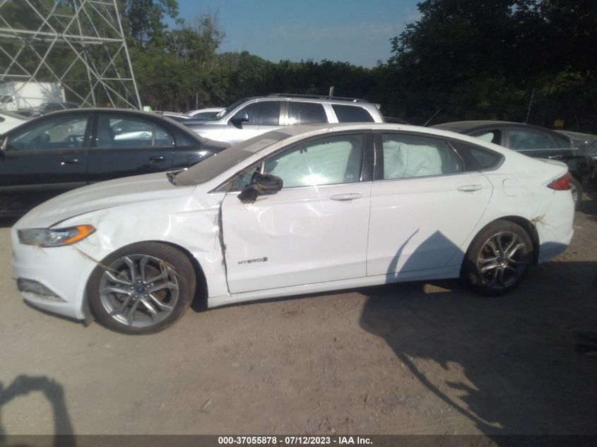 2017 FORD FUSION SE HYBRID - 3FA6P0LU4HR233255