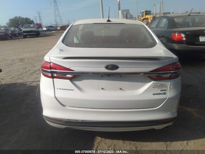 2017 FORD FUSION SE HYBRID - 3FA6P0LU4HR233255