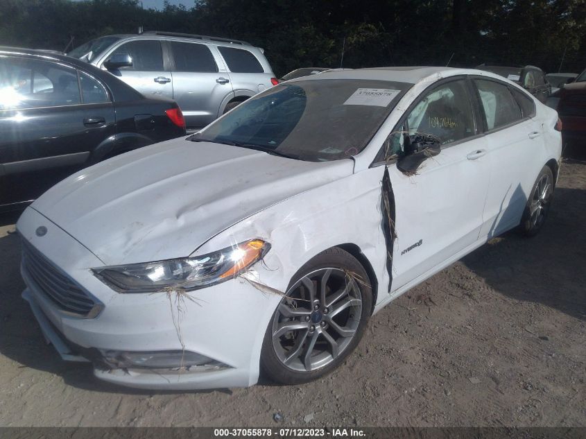 2017 FORD FUSION SE HYBRID - 3FA6P0LU4HR233255