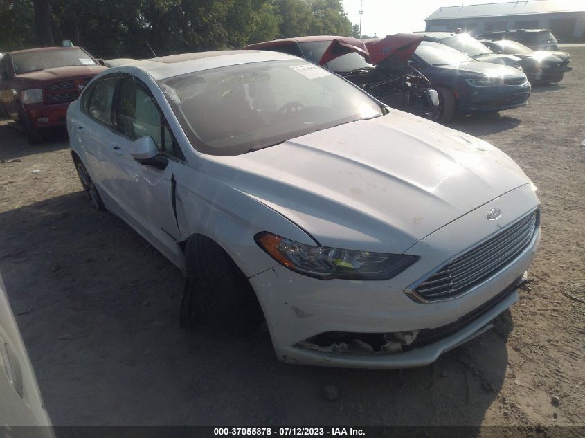 2017 FORD FUSION SE HYBRID - 3FA6P0LU4HR233255