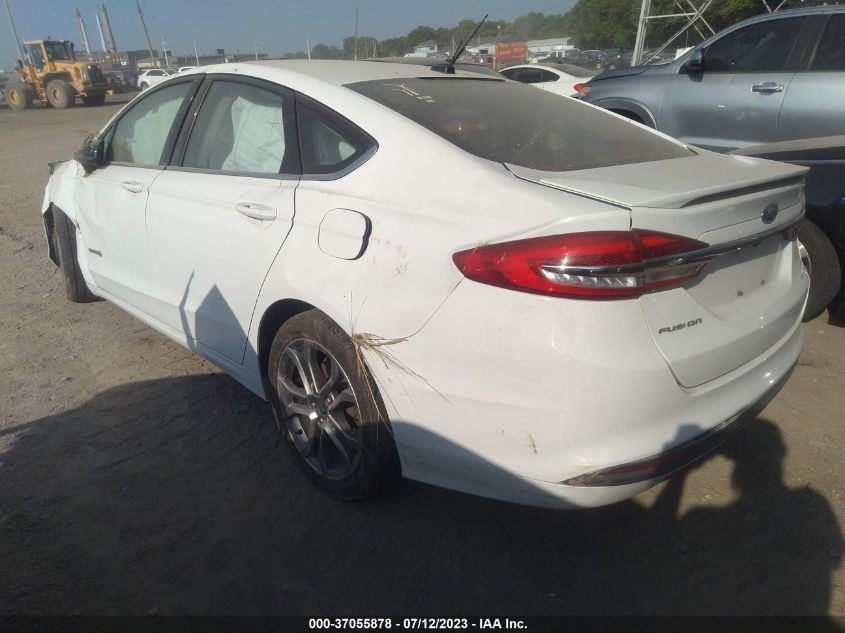 2017 FORD FUSION SE HYBRID - 3FA6P0LU4HR233255