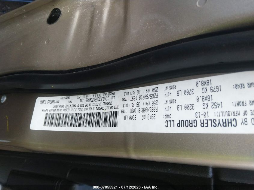 2014 JEEP GRAND CHEROKEE LAREDO - 1C4RJFAG5EC280605