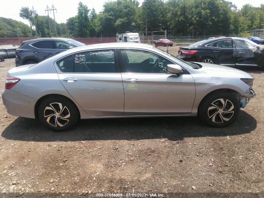 2017 HONDA ACCORD SEDAN LX - 1HGCR2F33HA163779