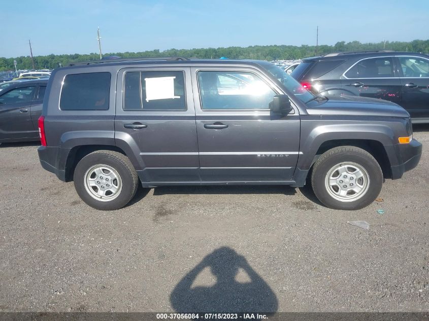 2017 JEEP PATRIOT SPORT - 1C4NJPBA4HD145953