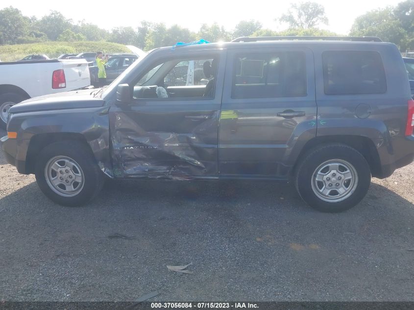 2017 JEEP PATRIOT SPORT - 1C4NJPBA4HD145953