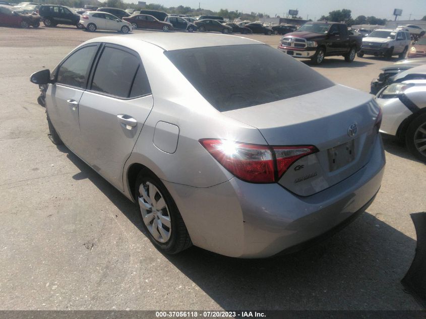 2014 TOYOTA COROLLA L/LE/S/S PLUS/LE PLUS - 5YFBURHEXEP175709