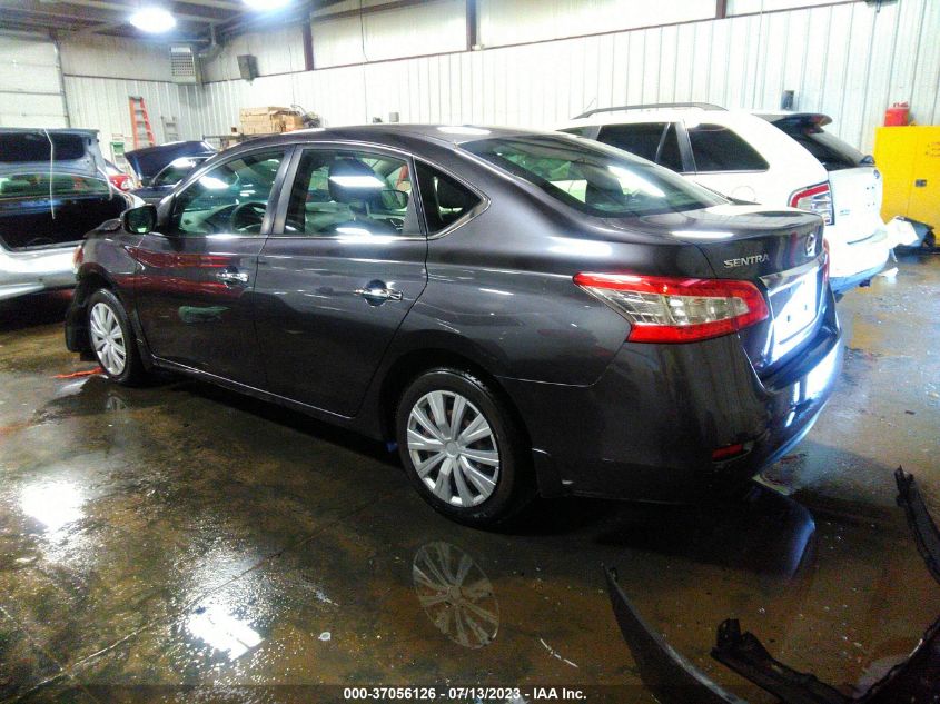 2014 NISSAN SENTRA S/FE+ S/SV/FE+ SV/SR/SL - 3N1AB7APXEY257900