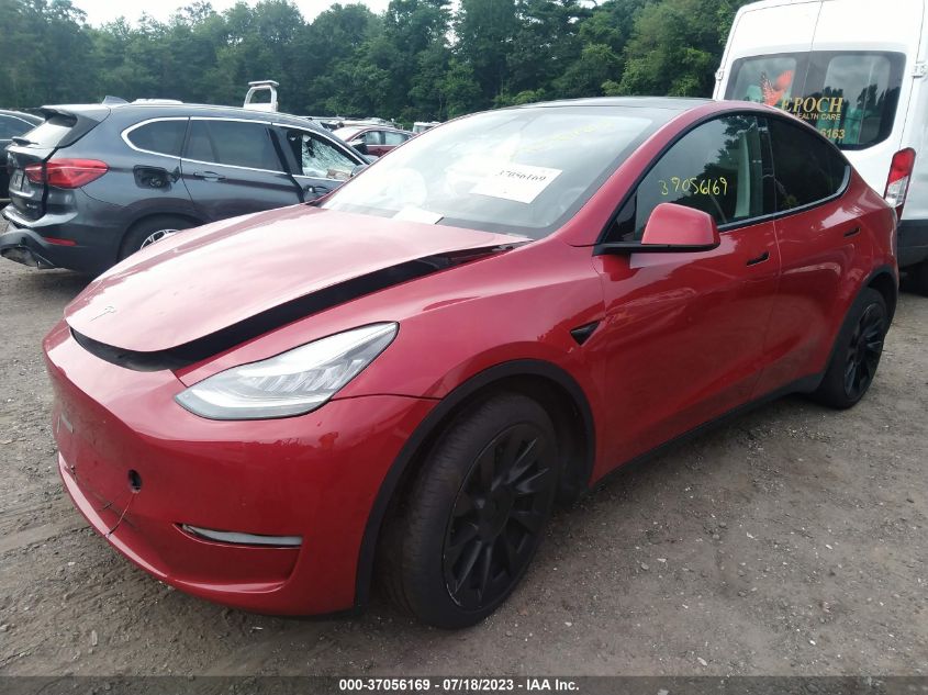 2020 TESLA MODEL Y LONG RANGE - 5YJYGDEE5LF014489