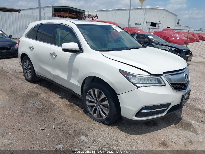 2015 ACURA MDX TECH PKG - 5FRYD3H4XFB004582