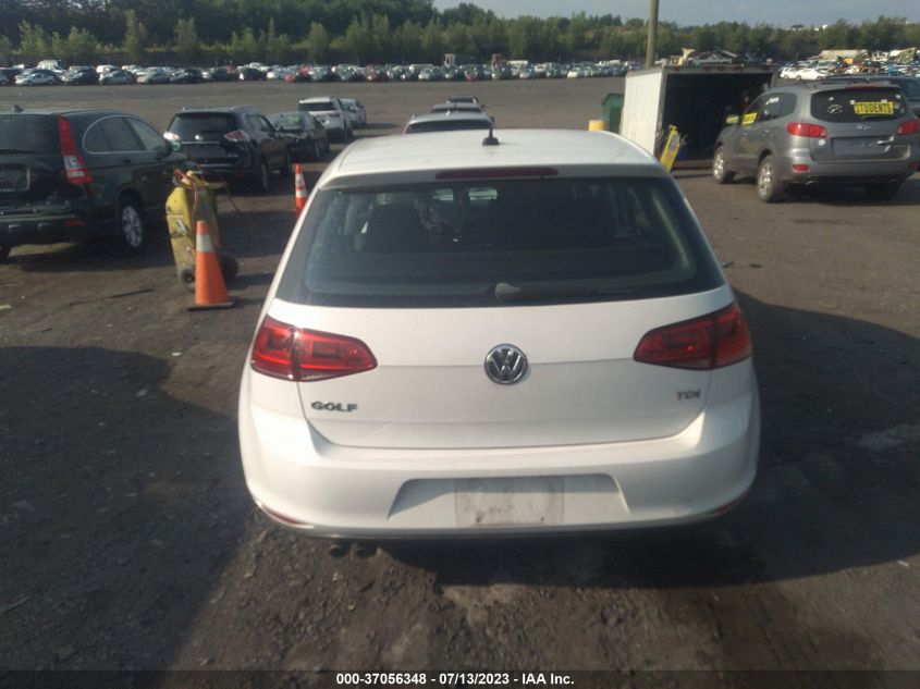 2015 VOLKSWAGEN GOLF TDI S - 3VWRA7AU4FM104895