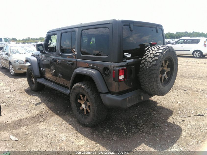 2018 JEEP WRANGLER UNLIMITED SPORT S - 1C4HJXDG8JW126864