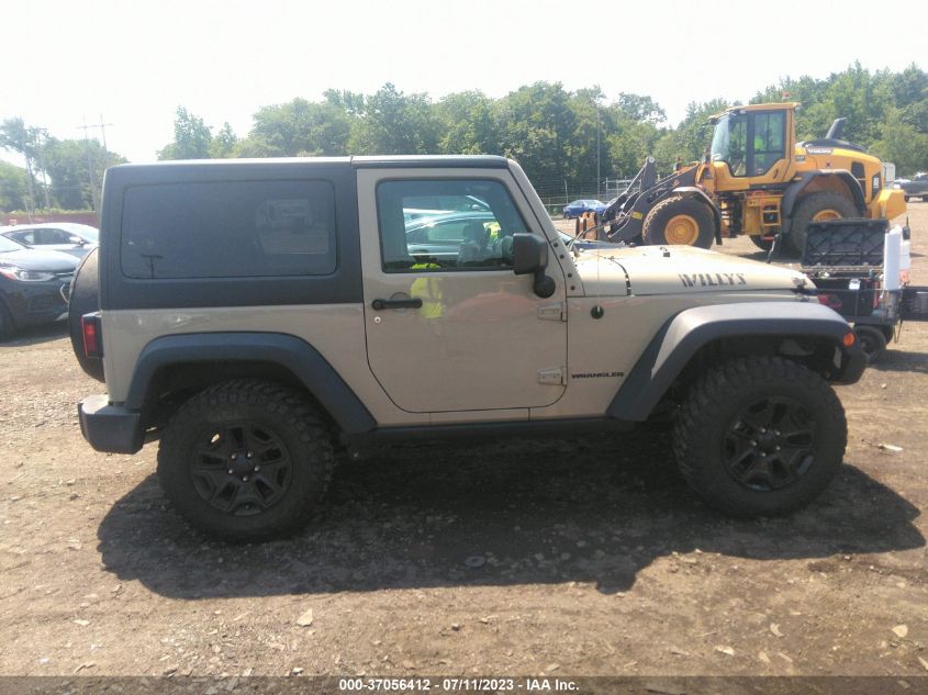 2017 JEEP WRANGLER WILLYS WHEELER - 1C4AJWAG8HL673158