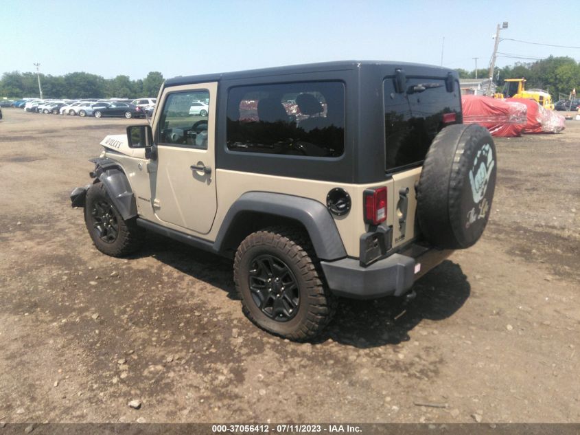 2017 JEEP WRANGLER WILLYS WHEELER - 1C4AJWAG8HL673158
