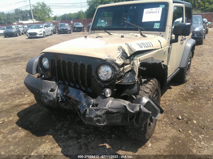 2017 JEEP WRANGLER WILLYS WHEELER - 1C4AJWAG8HL673158