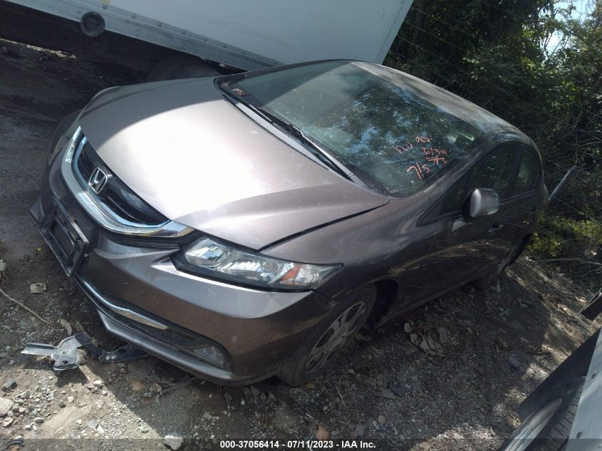 2013 HONDA CIVIC HYBRID 19XFB4F21DE200046