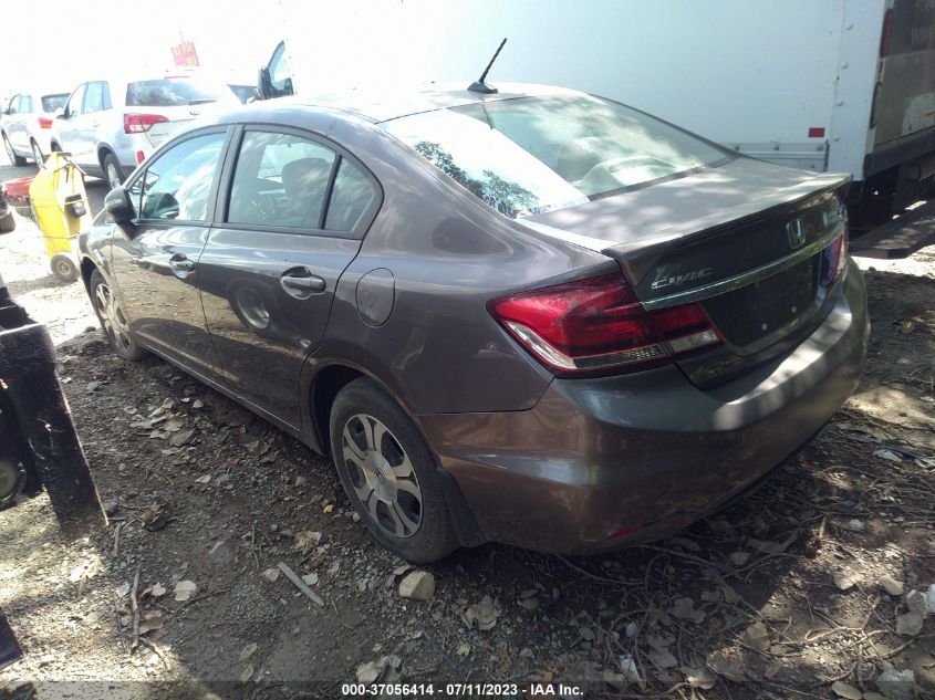 2013 HONDA CIVIC HYBRID 19XFB4F21DE200046